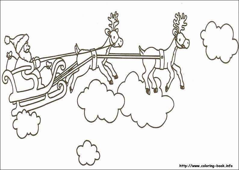 Święty Mikołaj kolorowanki